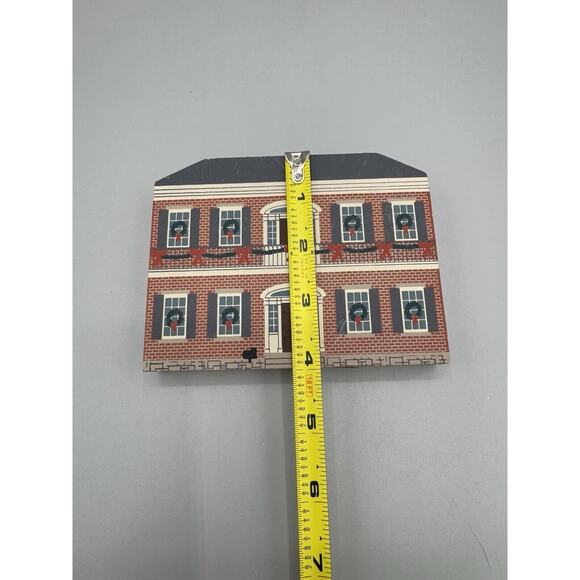 Vintage 1994 Cat's Meow New Orleans Wood Block House READ DETAILS - Picture 6 of 6